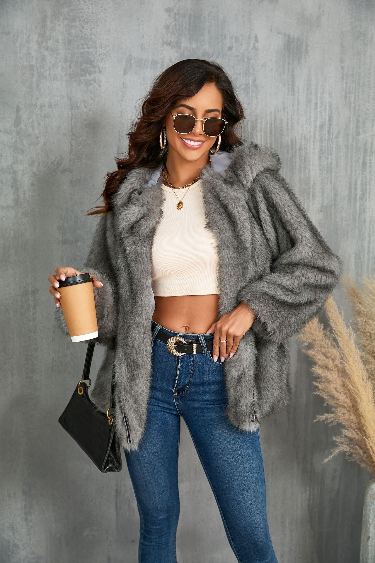 Sienna Luxe Faux Fur Jacket