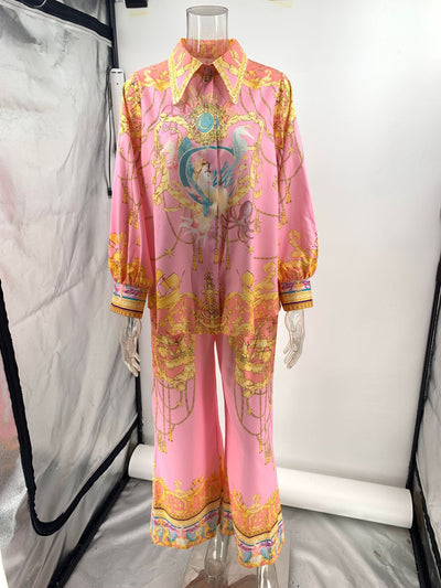Celina Baroque Silk Set