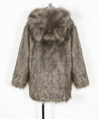 Luna Faux Fur Cat-Ear Coat