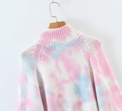 Mariposa Pastel Tie-Dye Cardigan