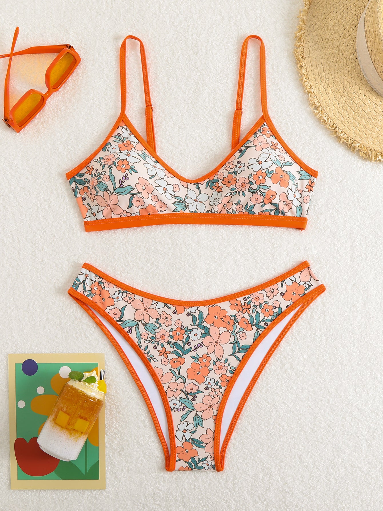 Marina – Sunset Bloom Bikini Set