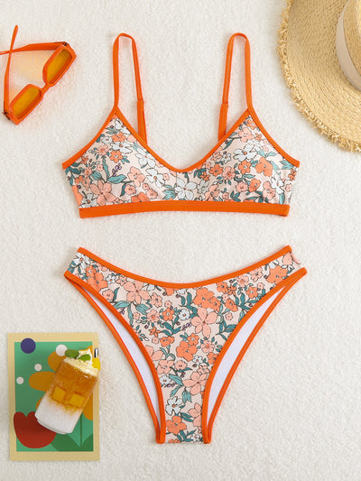 Marina – Sunset Bloom Bikini Set