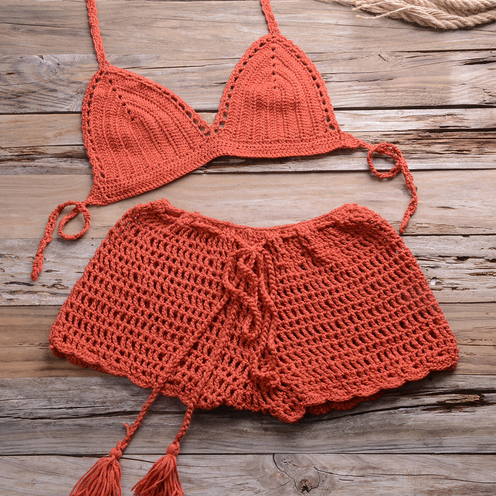 Makena Boho Crochet Bikini Set