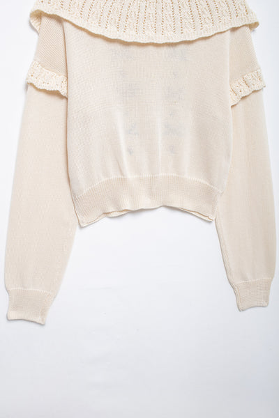 Evelyn Embroidered Knit Cardigan