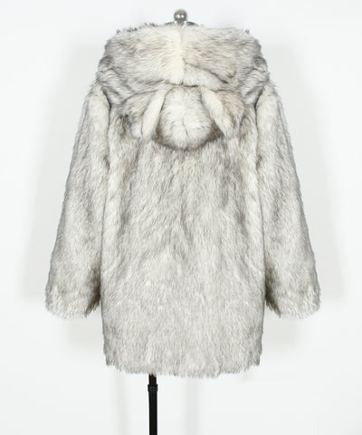 Luna Faux Fur Cat-Ear Coat