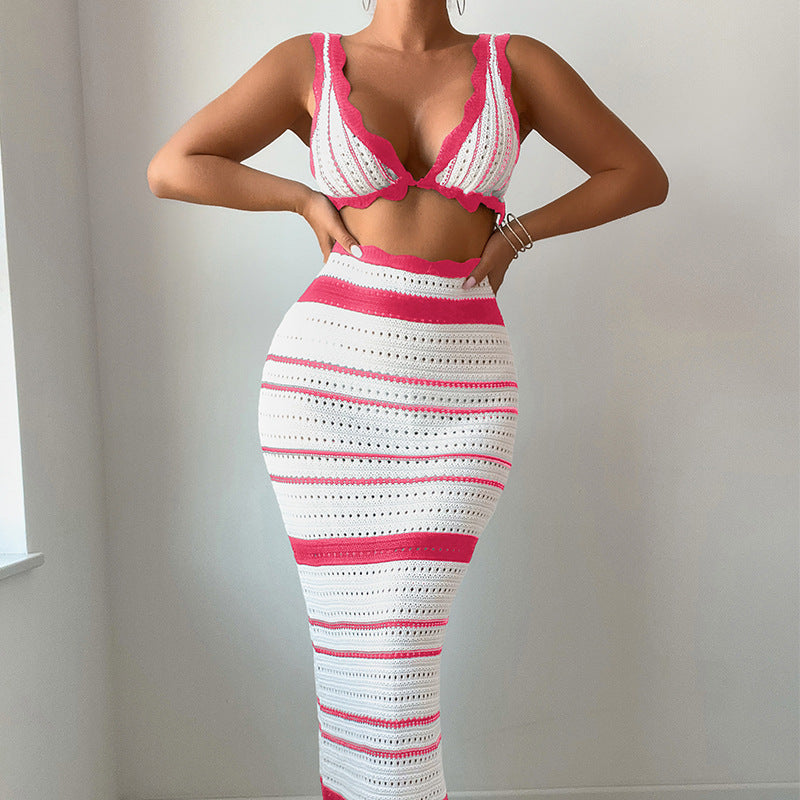 Bianca Crochet Knit Set