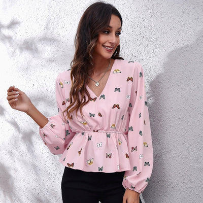 Daisy Bloom Peplum Blouse