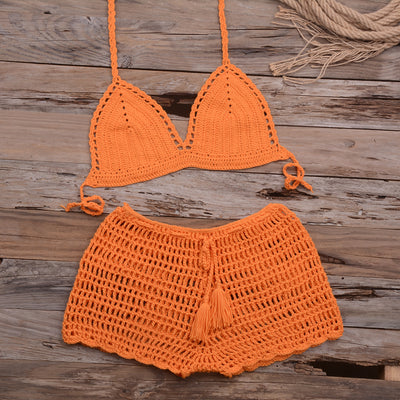 Makena Boho Crochet Bikini Set