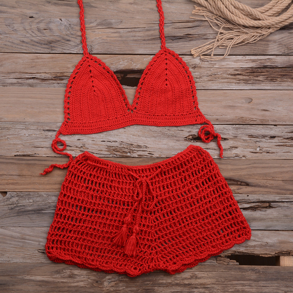 Makena Boho Crochet Bikini Set