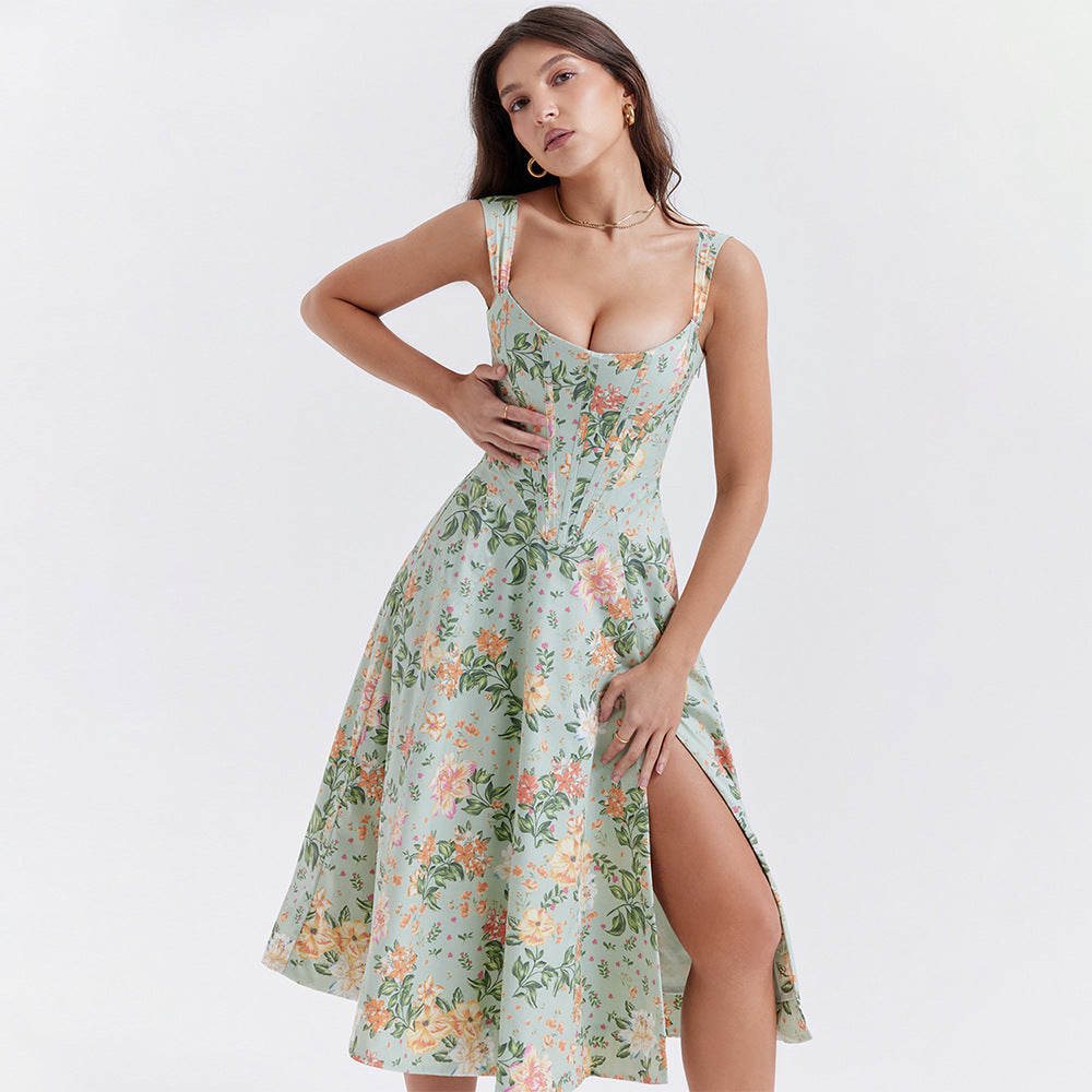 Amelia Floral Midi Dress