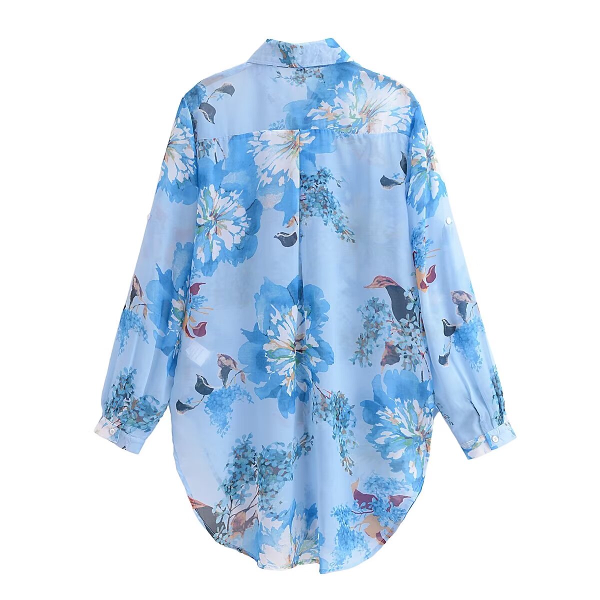 Celeste Watercolor Floral Blouse