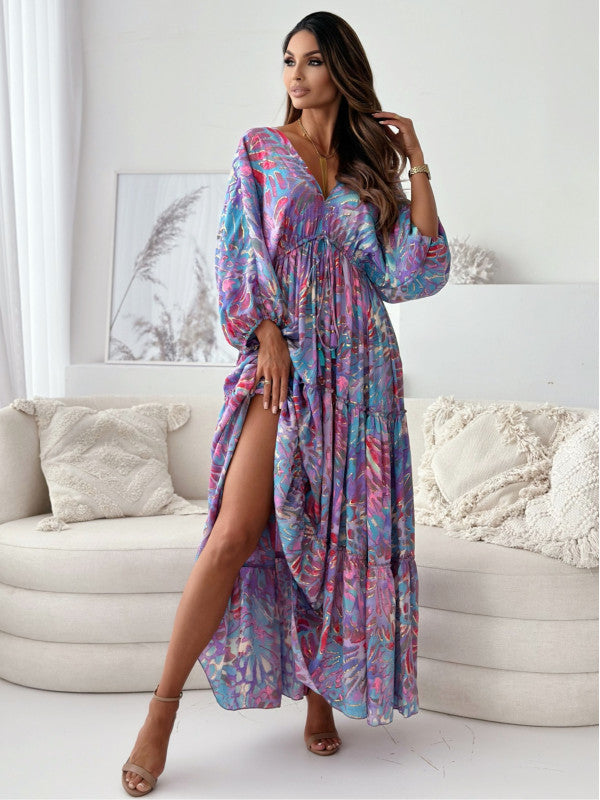 Aurora Tie-Dye Maxi Dress