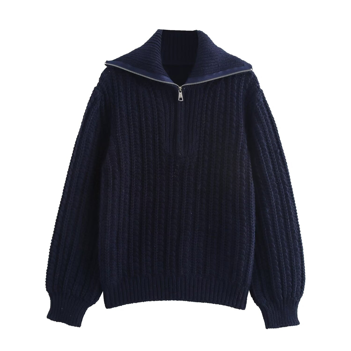 Clara Knit Zip Pullover