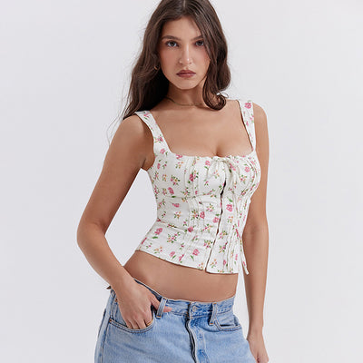 Rosalie Floral Corset Top