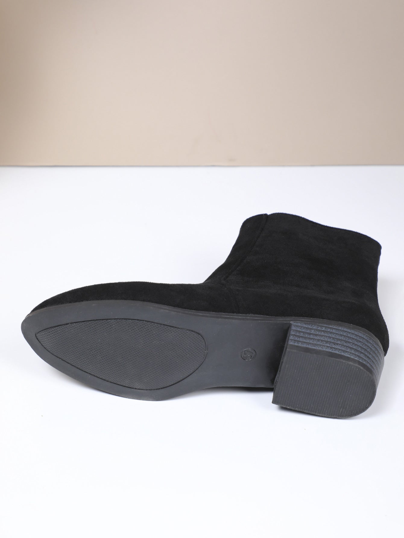 Camille Suede Zip Boots