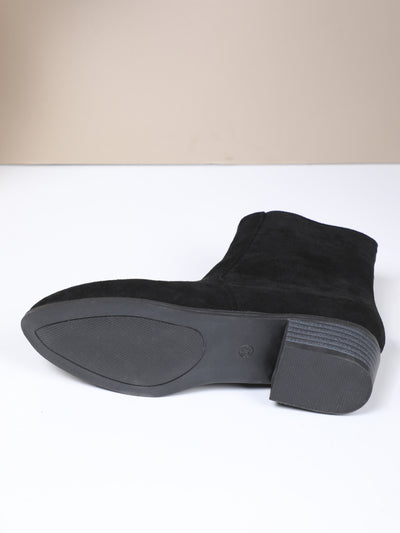 Camille Suede Zip Boots