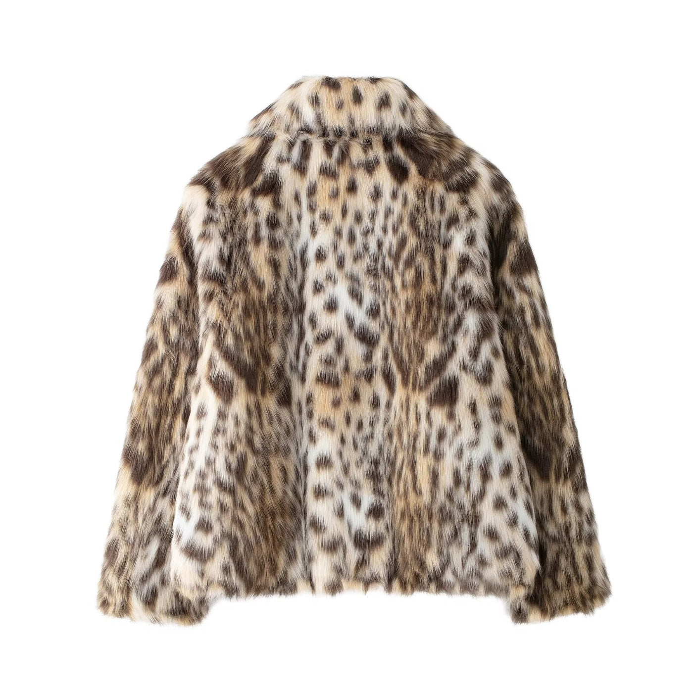 Selena Faux Fur Leopard Coat