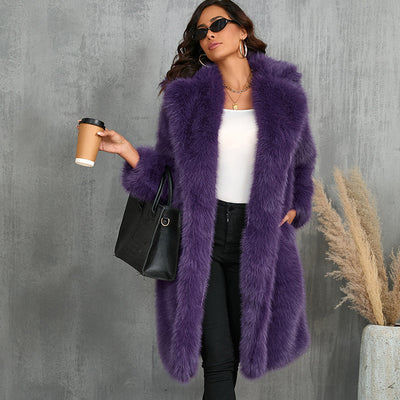 Violet Bianca Luxe Faux Fur Coat