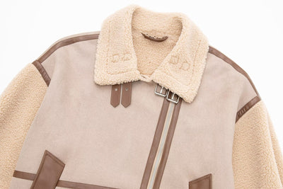 Sienna Shearling Aviator Jacket