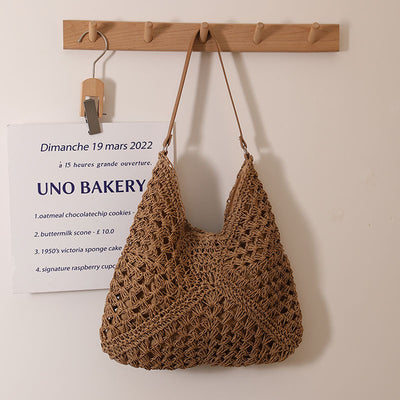 Camila Woven Slouch Tote