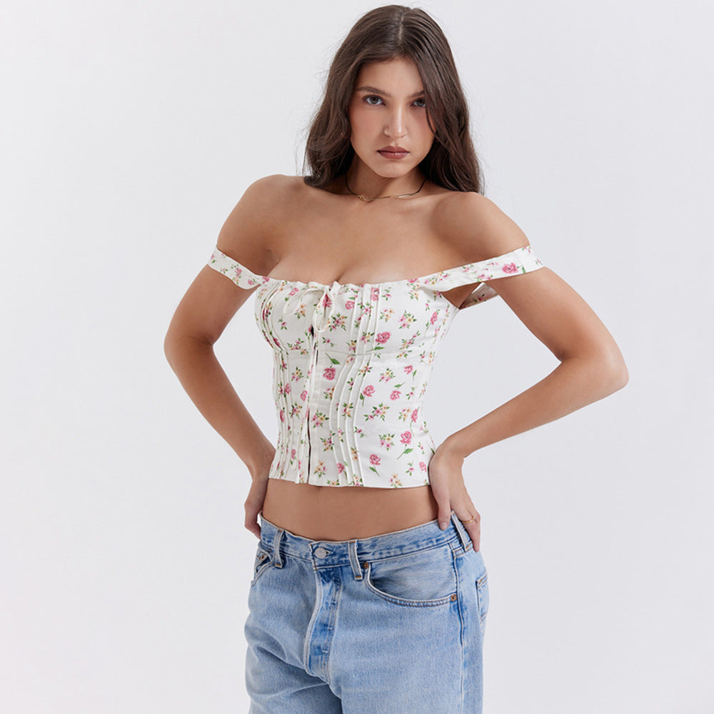 Rosalie Floral Corset Top