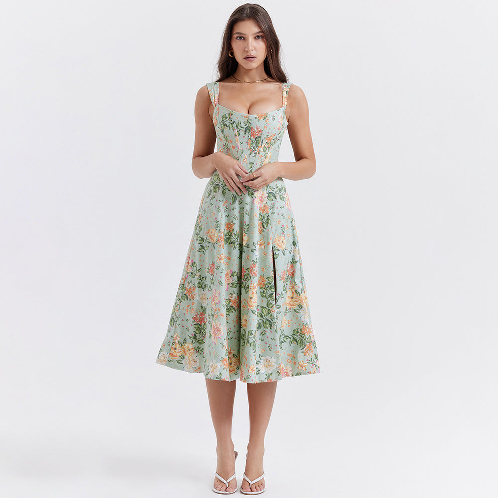 Amelia Floral Midi Dress