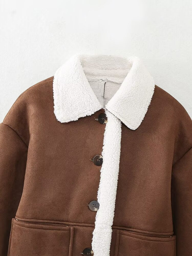 Clara Sherpa-Lined Jacket