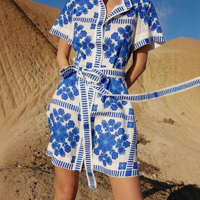 Sofia Santorini Shirt Dress