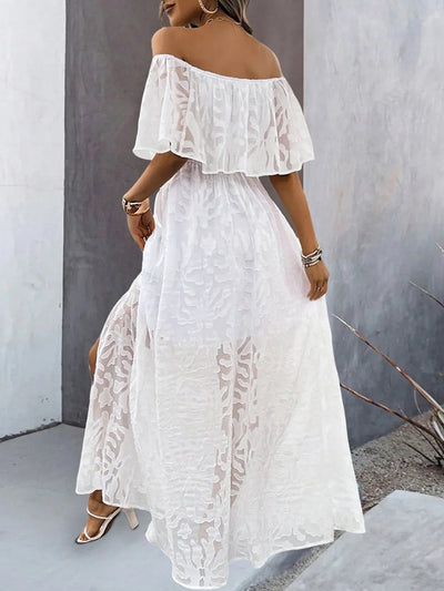 Isla Breeze Embroidered Maxi Dress