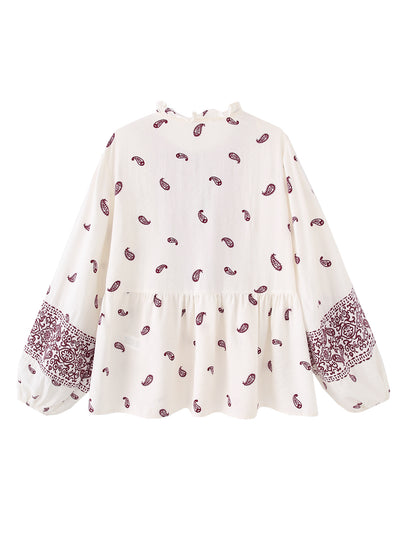 Sienna Boho Tassel Blouse