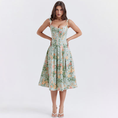 Amelia Floral Midi Dress