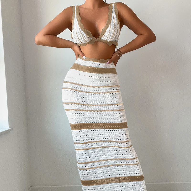 Bianca Crochet Knit Set