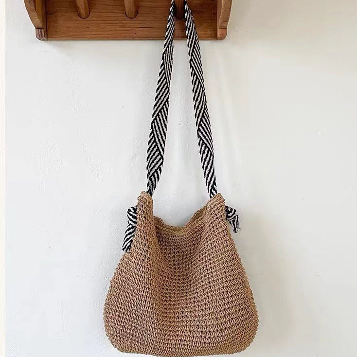 Sienna Woven Shoulder Tote