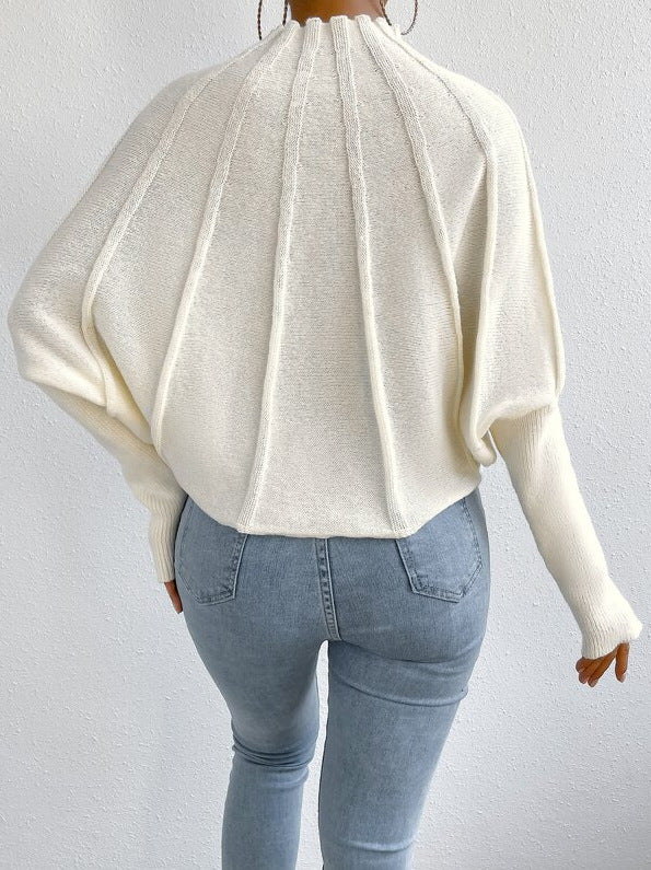 Isabella Knit Mock Neck Sweater