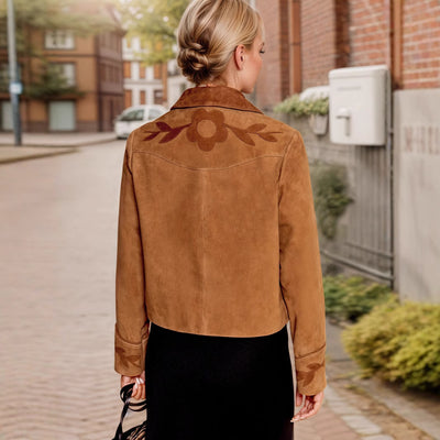 Carmel Bloom Vintage Suede Coat