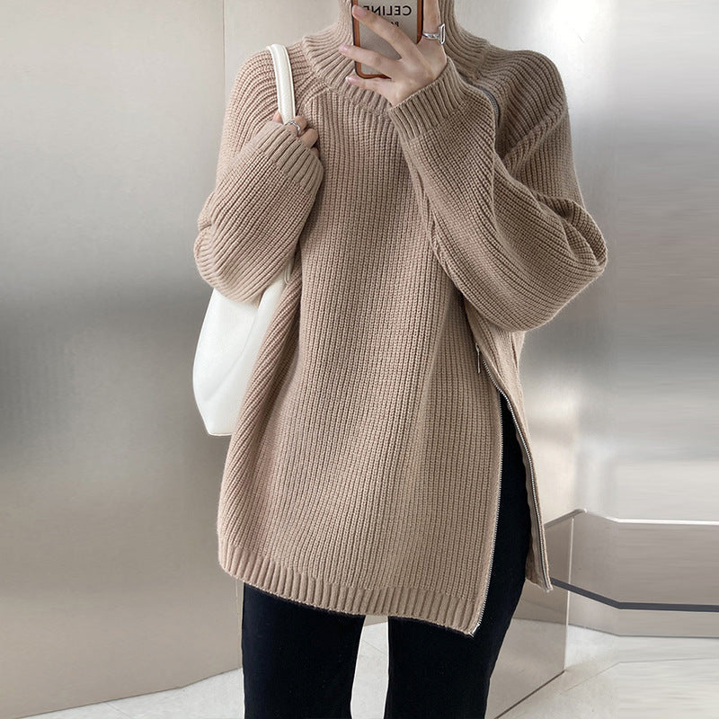 Camille Ribbed Knit Sweater