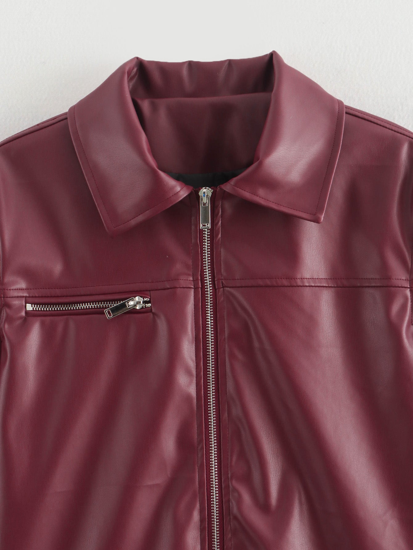 Ruby Luxe Leather Moto Jacket