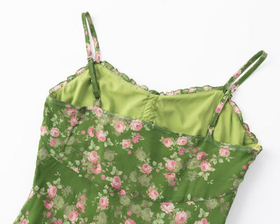 Rosemary Vintage Bloom Slip Dress