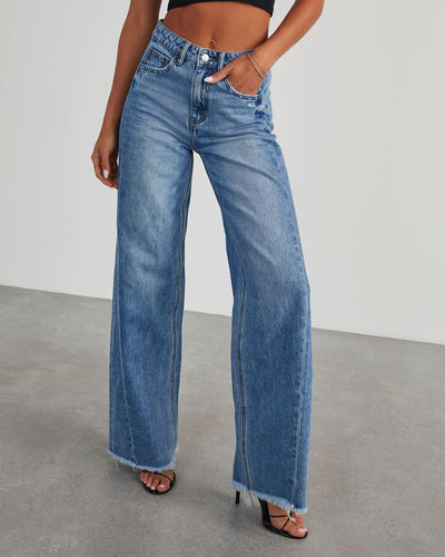 The Aria High-Waist Wide-Leg Jeans