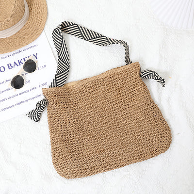 Sienna Woven Shoulder Tote