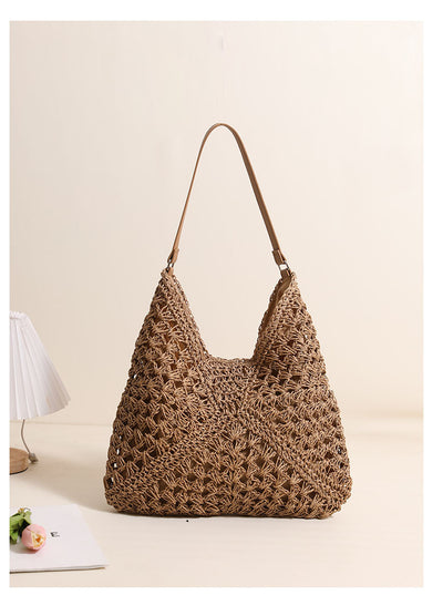Camila Woven Slouch Tote