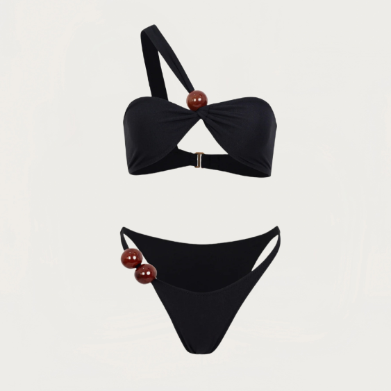 Selene One-Shoulder Bikini Set