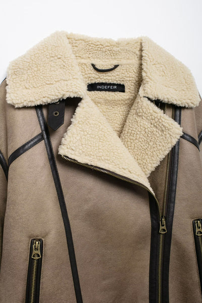 Aviator Chic Shearling Jacket