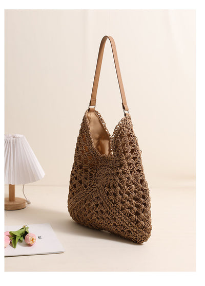 Camila Woven Slouch Tote