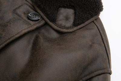 Naomi Shearling-Lined Aviator Jacket