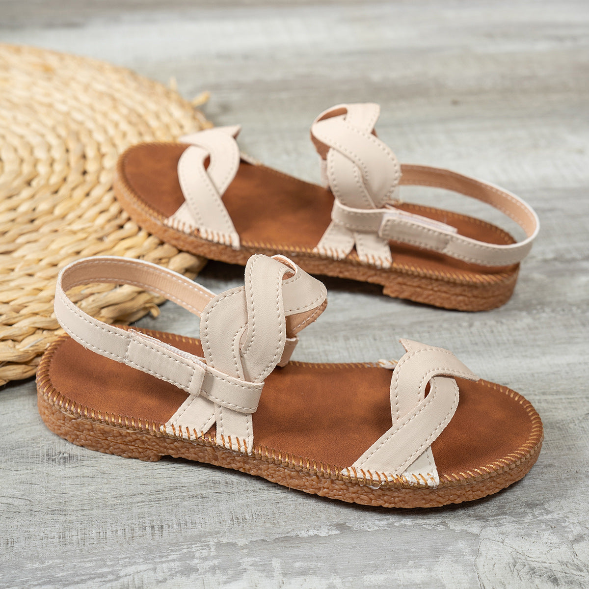 Serena Woven Strap Sandals