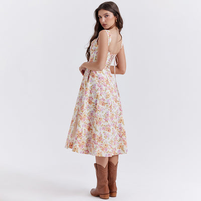 Amelia Floral Midi Dress