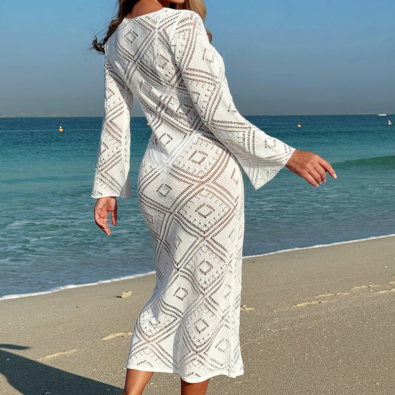Serena Sands Crochet Maxi Dress