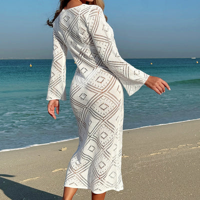 Serena Sands Crochet Maxi Dress