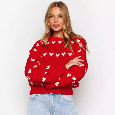 Amour Heart Knit Sweater